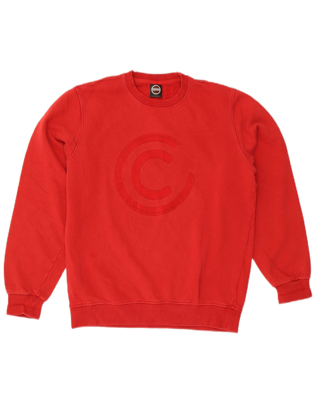 Colmar Herren-Sweatshirt mit Grafik, groß, aus roter Baumwolle