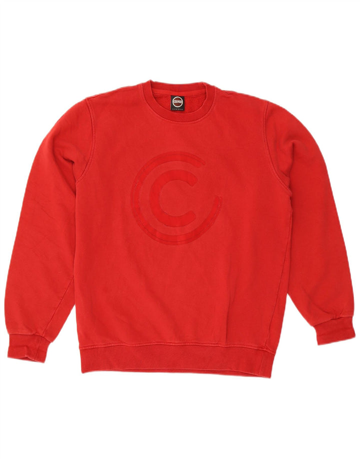 Colmar Herren-Sweatshirt mit Grafik, groß, aus roter Baumwolle