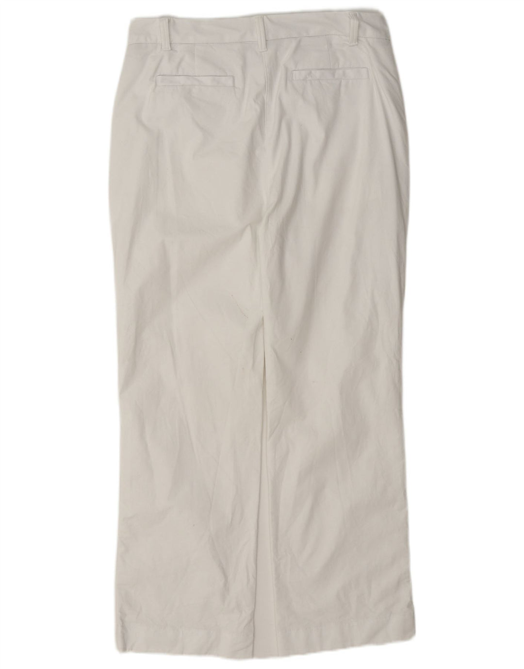 Marks & Spencer Damen gerade Chinohose UK 12 Medium W30 L28 Weiß