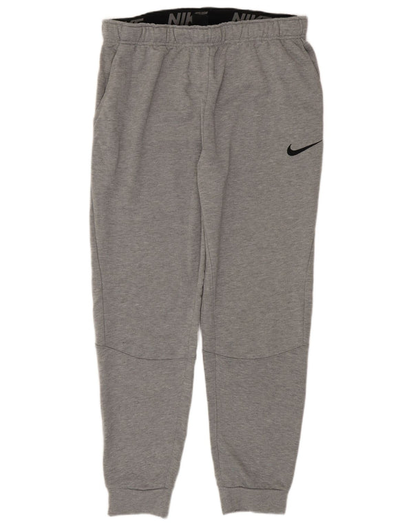 Nike Herren Dri Fit Trainingshose Joggers Large Grau Polyester