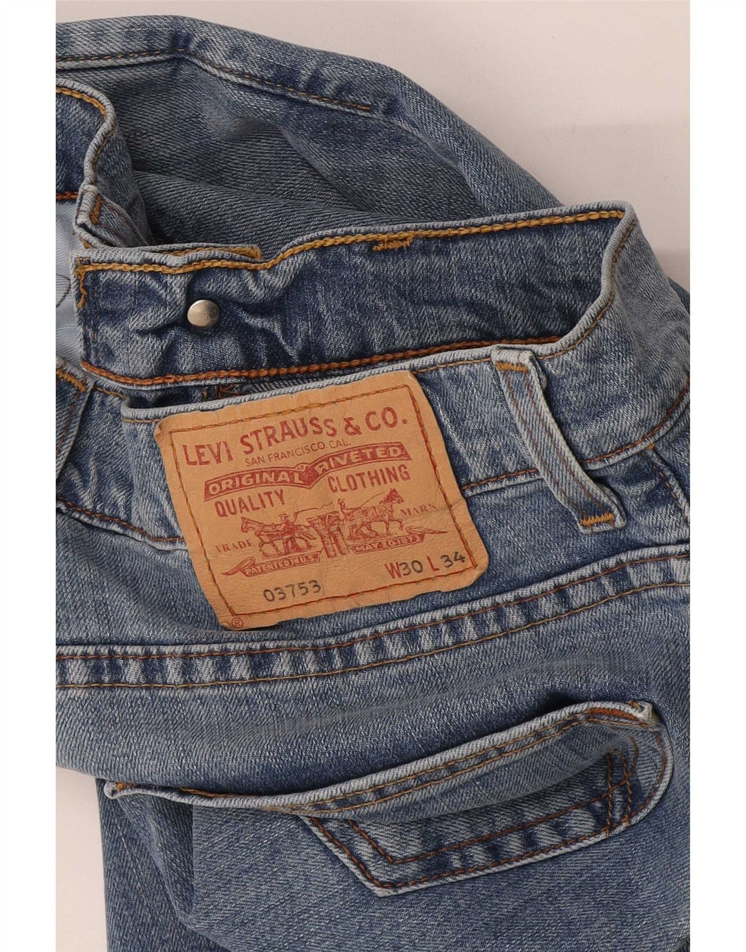 Levi's Herren Straight Jeans W30 L34 Blau
