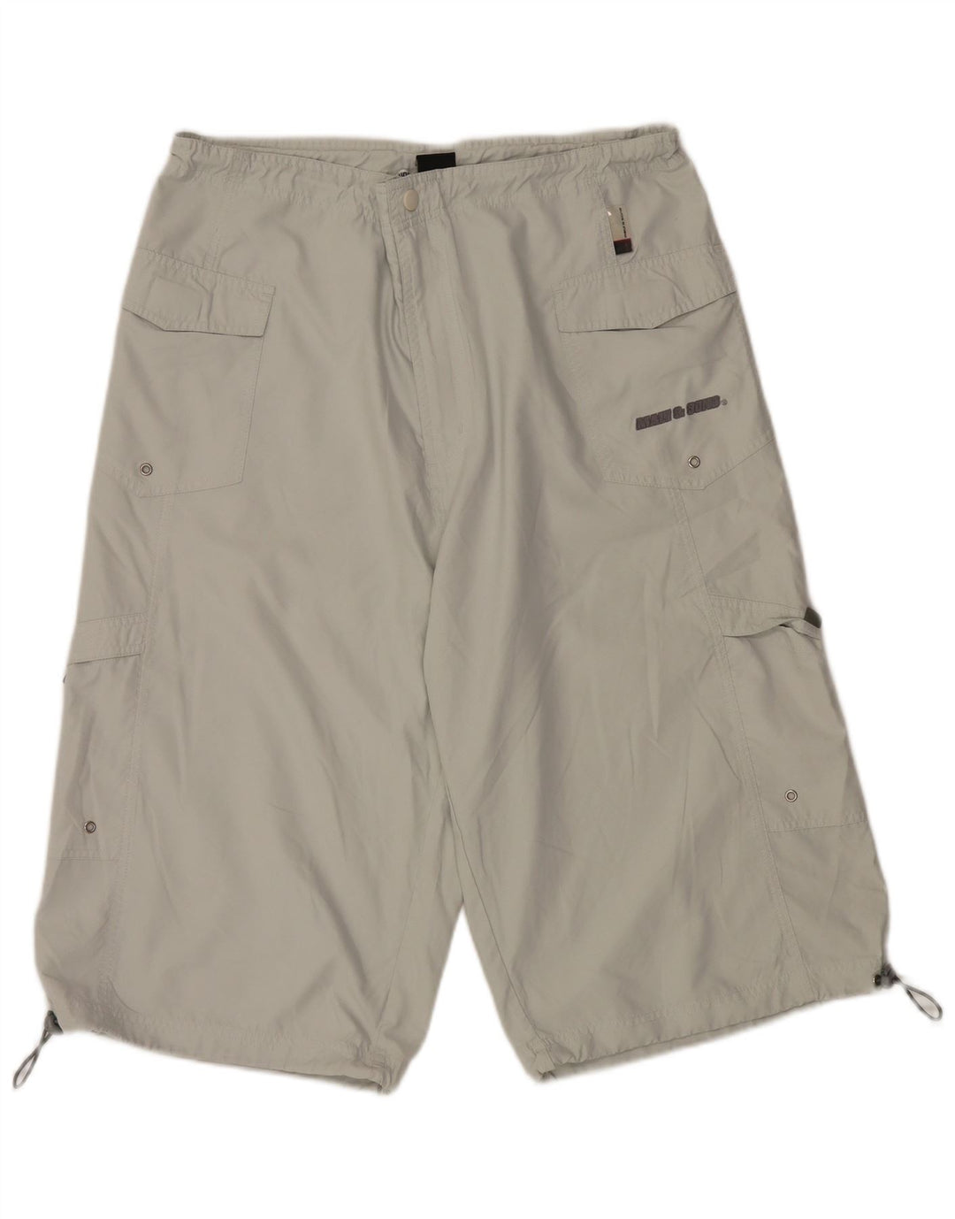 MAUI AND SONS Herren Cargo-Bermudashorts 2XL W40 Grau Polyester