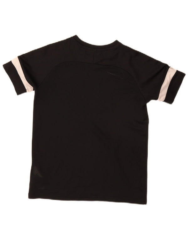Nike Dri Fit T-Shirt für Jungen, 12–13 Jahre, Größe L, Schwarz, Colourblock-Polyester