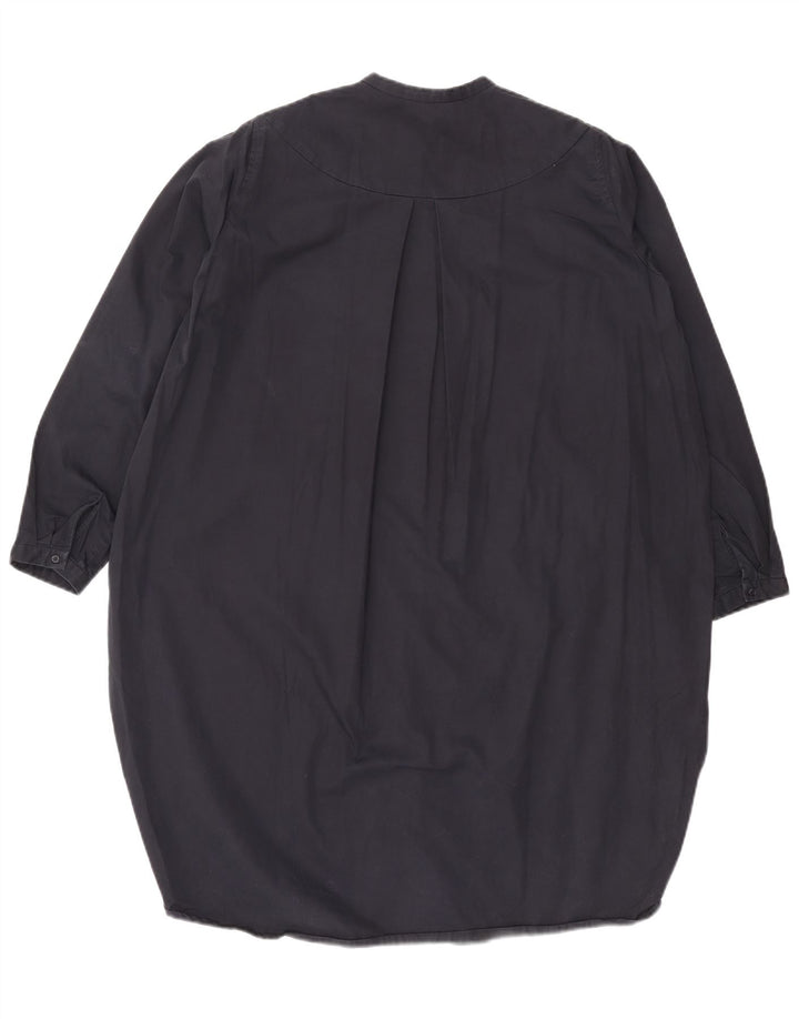 Cos Damen-Hemdkleid in Übergröße, EU 36, Größe S, marineblau, Baumwolle