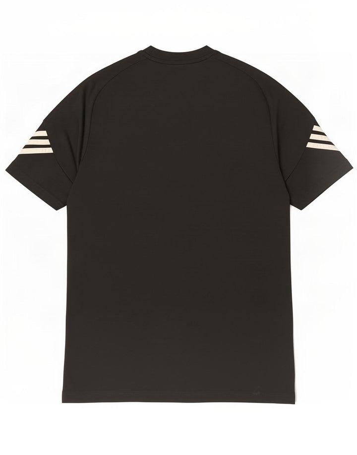 Adidas Herren Climalite Graphic T-Shirt Top Medium Schwarz Polyester