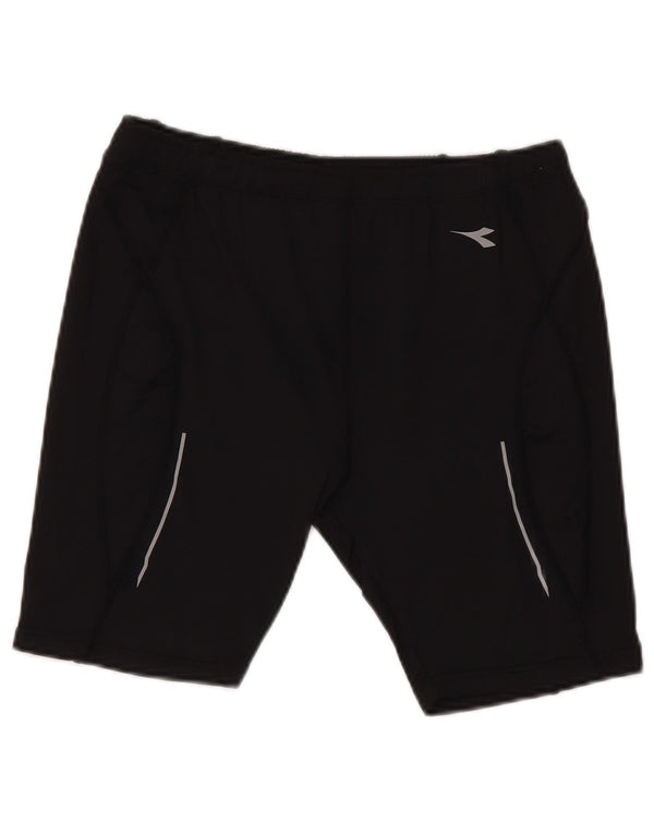 Diadora Damen Sportshorts UK 18 XL Schwarz Polyamid