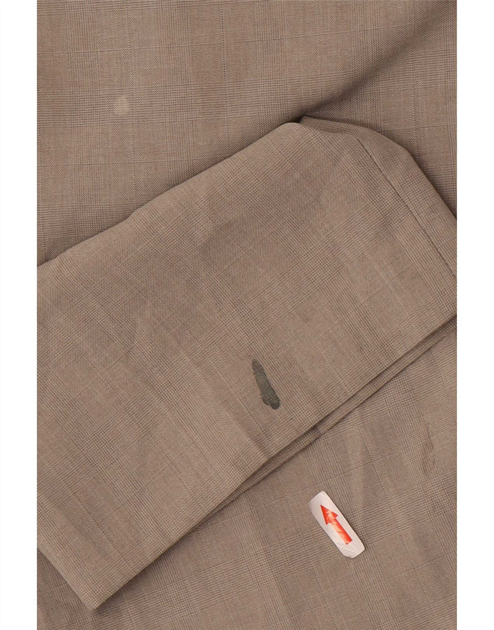 Gerade Herren-Anzughose von Marks & Spencer, W38, L33, beige, Polyester