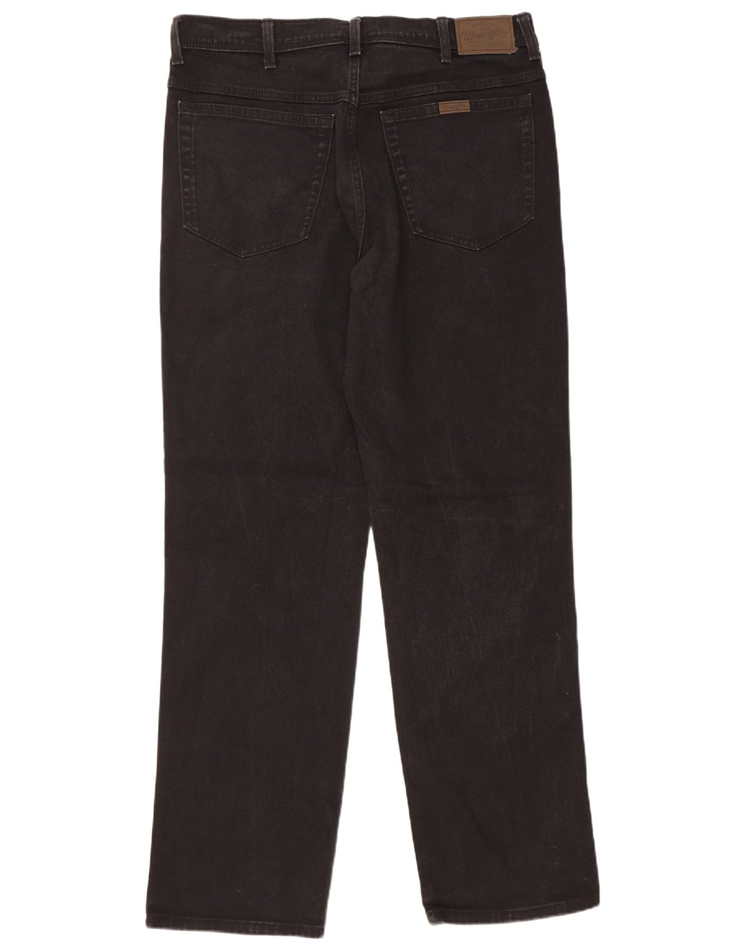 Wrangler Herren-Jeans mit normaler Passform, gerade Passform, W38, L34, schwarze Baumwolle