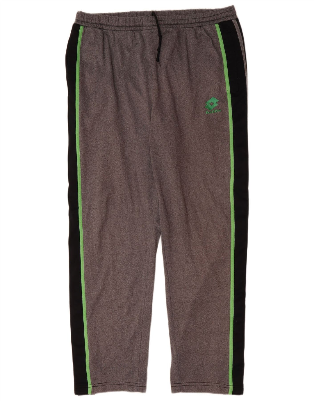 Lotto Herren-Trainingshose, UK 40/42, groß, graues Colourblock-Polyester