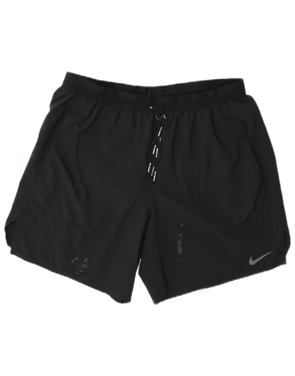 Nike Herren Dri Fit Sportshorts, groß, marineblaues Polyester