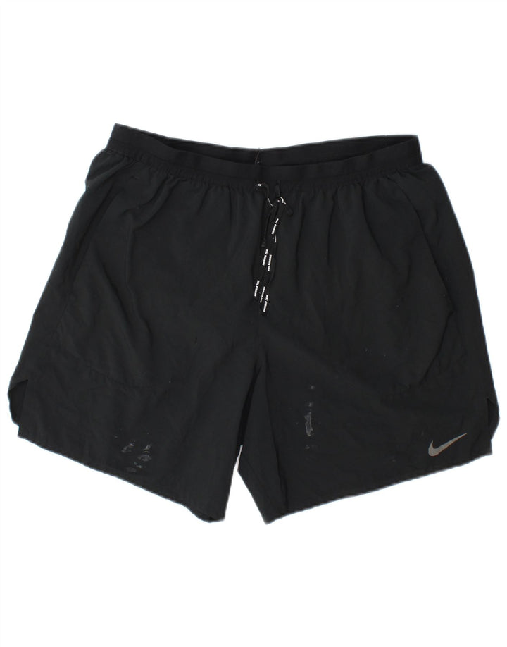 Nike Herren Dri Fit Sportshorts, groß, marineblaues Polyester