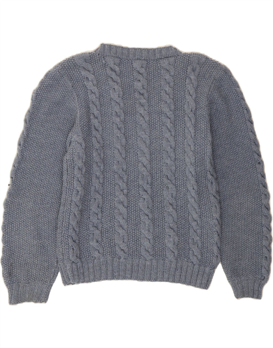 VINTAGE Womens V-Neck Jumper Sweater UK 16 Large Blue Vintage Vintage and Second-Hand Vintage from Messina Hembry 