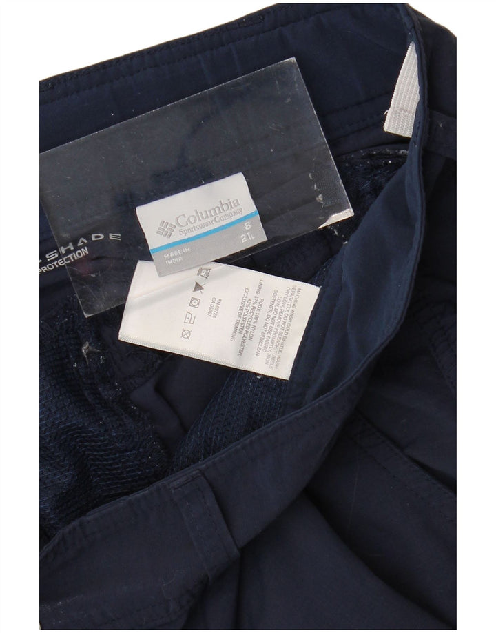 COLUMBIA Gerade Capri-Hose für Damen, US 8, M, W32, L21, Marineblau