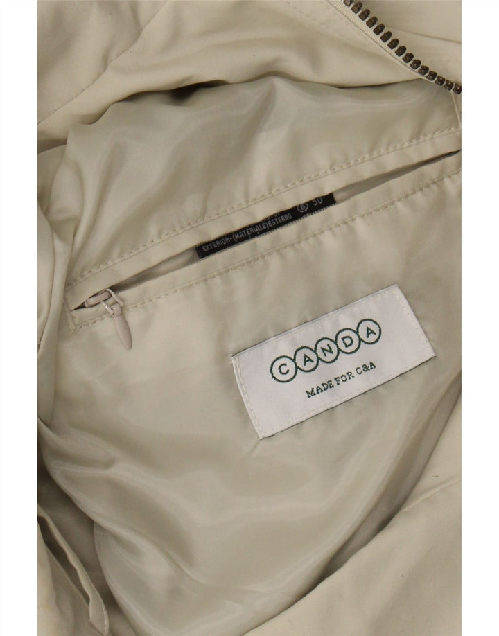 CANDA Mens Bomber Jacket IT 50 Large Beige Polyester Vintage Canda and Second-Hand Canda from Messina Hembry 