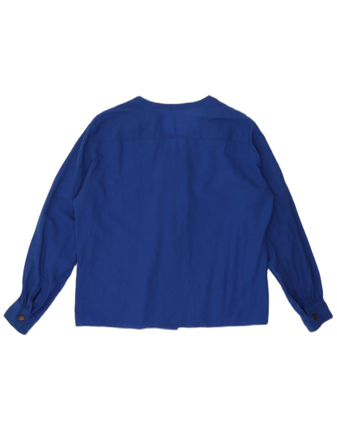 Vintage Damen Hemdbluse UK 16 Groß Blau