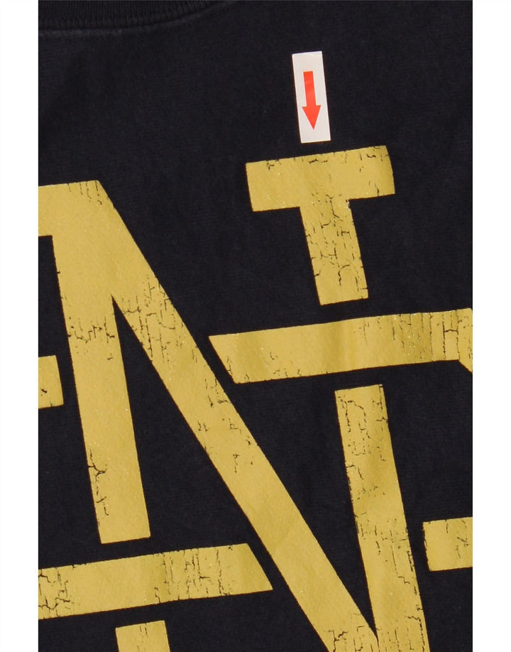 Champion Herren-Sweatshirt mit Reverse Weave-Grafik, mittleres Marineblau