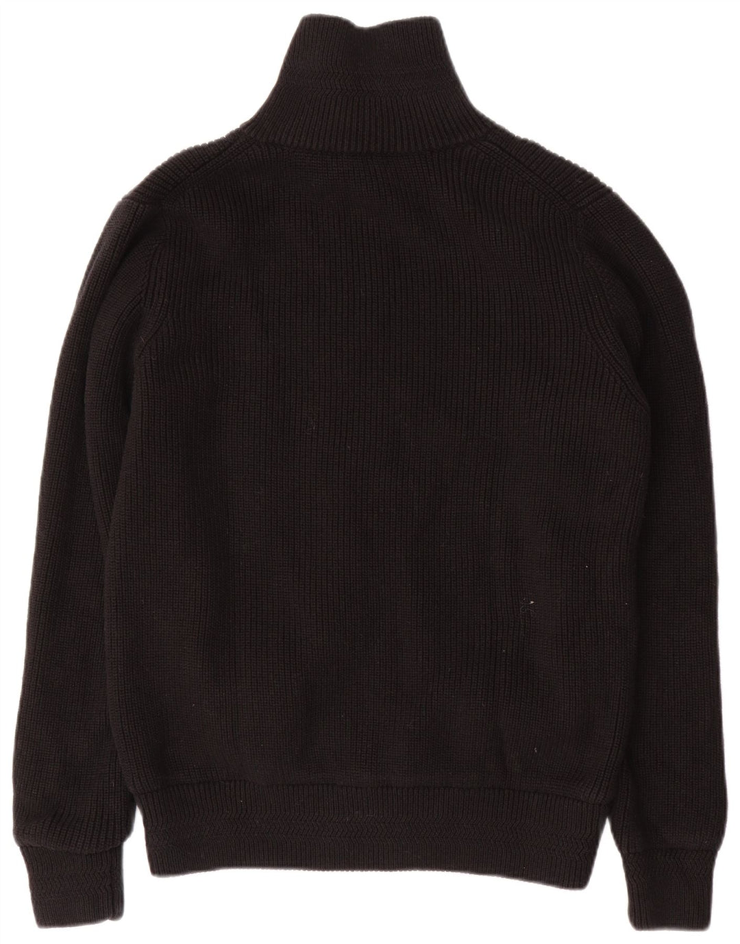 Pacific Trail Herren-Cardigan-Pullover aus mittelschwarzer Baumwolle