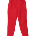 Ellesse Damen Steigbügel-Windbreakerhose US 6 Mittelrotes Nylon