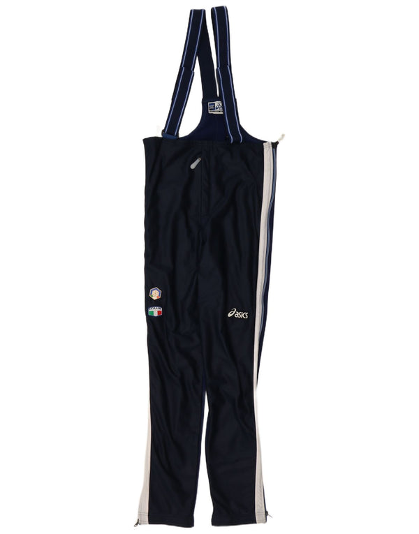 Asics Damen Italia Latzhose Skihose UK 18 XL Marineblau Farbblock