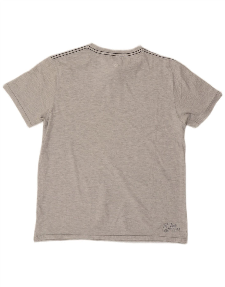 Fat Face Herren-T-Shirt mit Grafik, mittelgraue Baumwolle