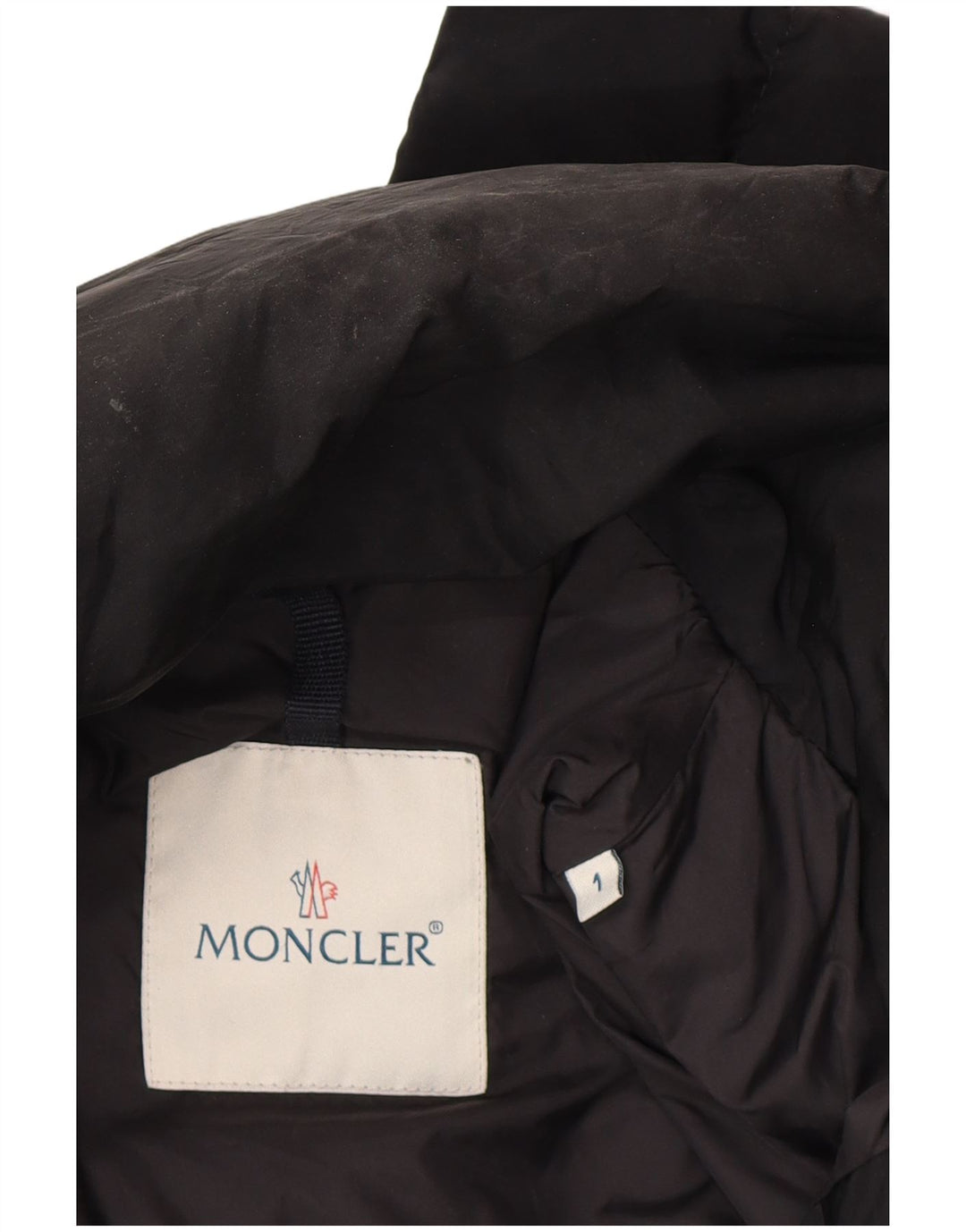 MONCLER Gepolsterter Damenmantel, Größe 1, klein, schwarz, Polyamid, klassisch