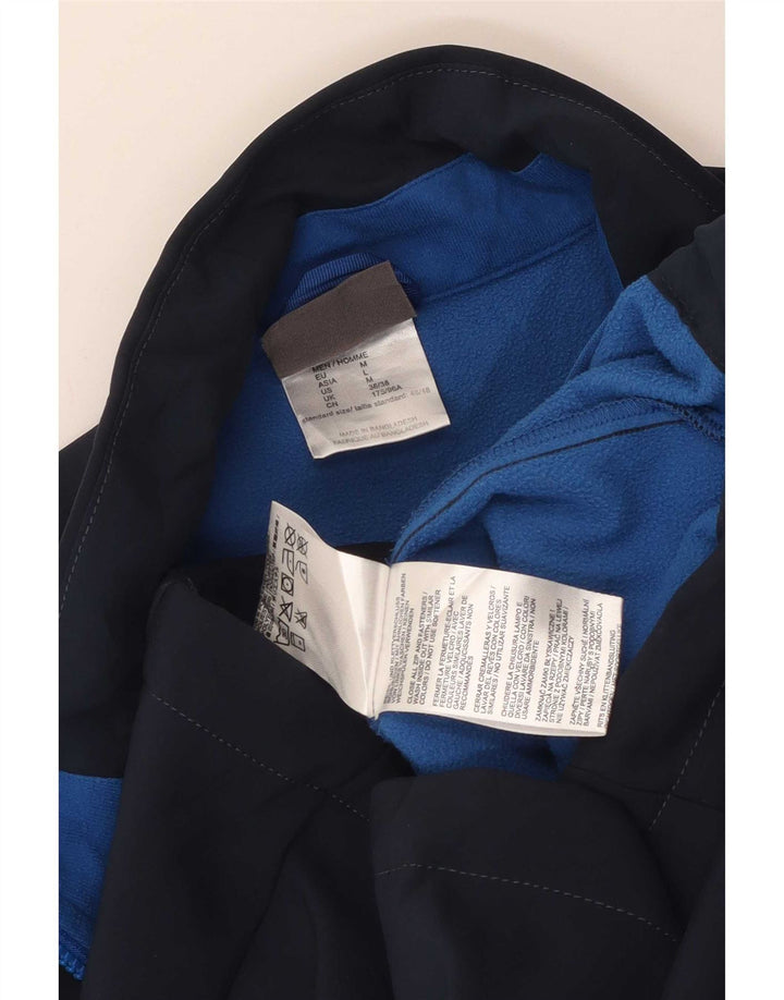 Jack Wolfskin Herren-Trainingsanzug-Oberteiljacke UK 36/38 Mittelmarineblaues Polyester