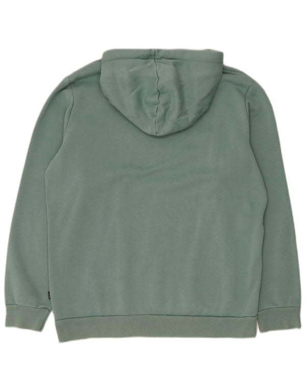 Puma Herren Kapuzenpullover aus mittelgrüner Baumwolle