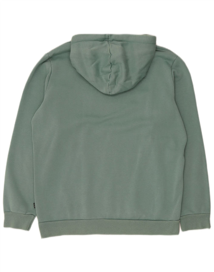 Puma Herren Kapuzenpullover aus mittelgrüner Baumwolle