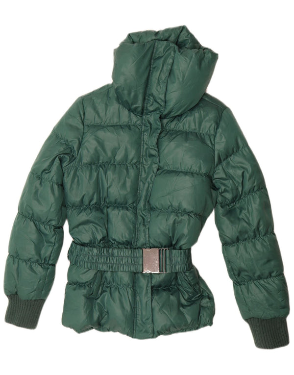 Sisley Damen Wattierte Jacke UK 16 Large Grün