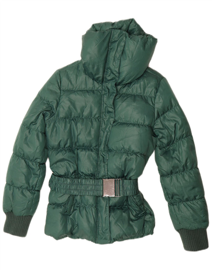 Sisley Damen Wattierte Jacke UK 16 Large Grün