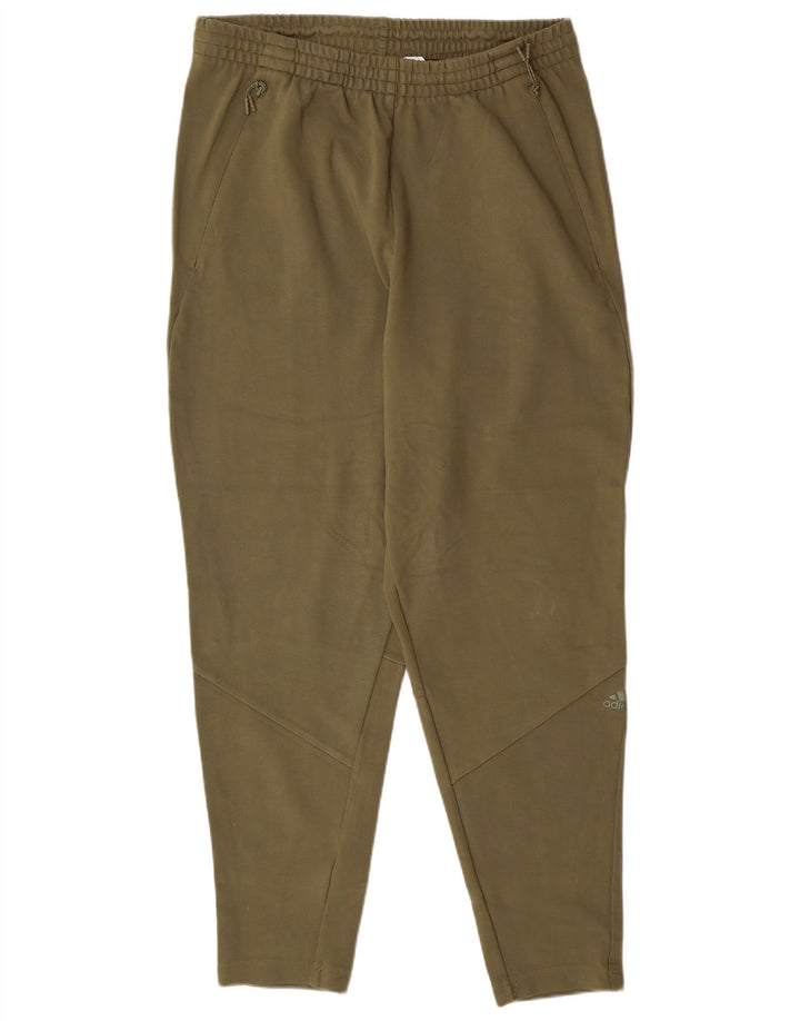 ADIDAS Herren-Trainingshose, groß, Khaki, Viskose