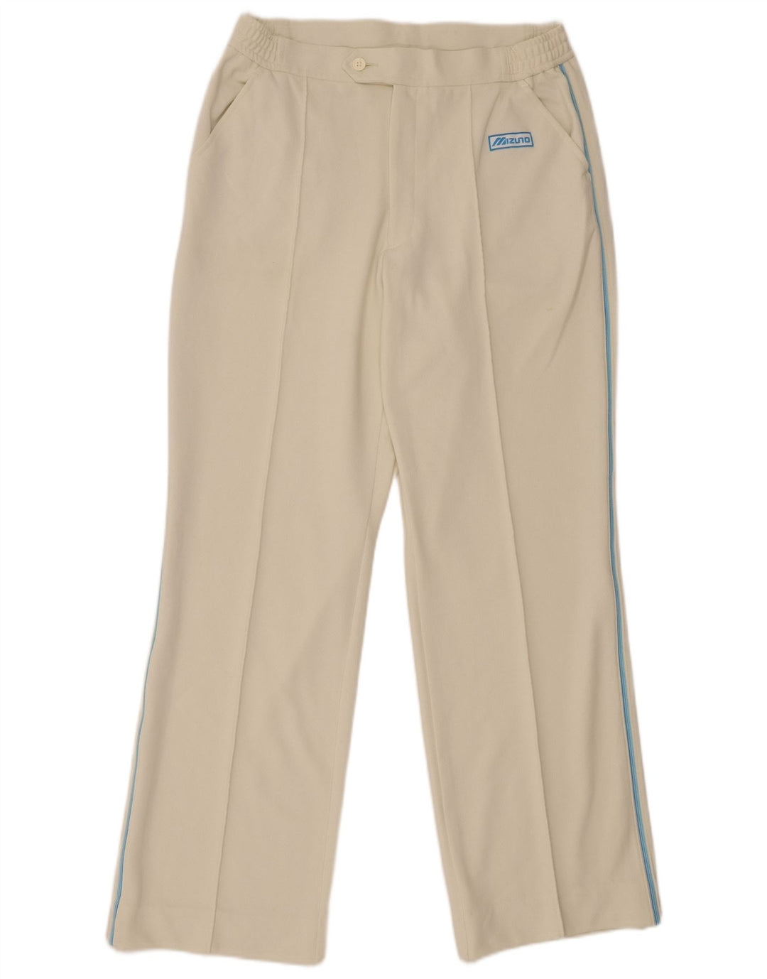 Mizuno Herren Gerade Freizeithose W32 L32 Weiß Polyester
