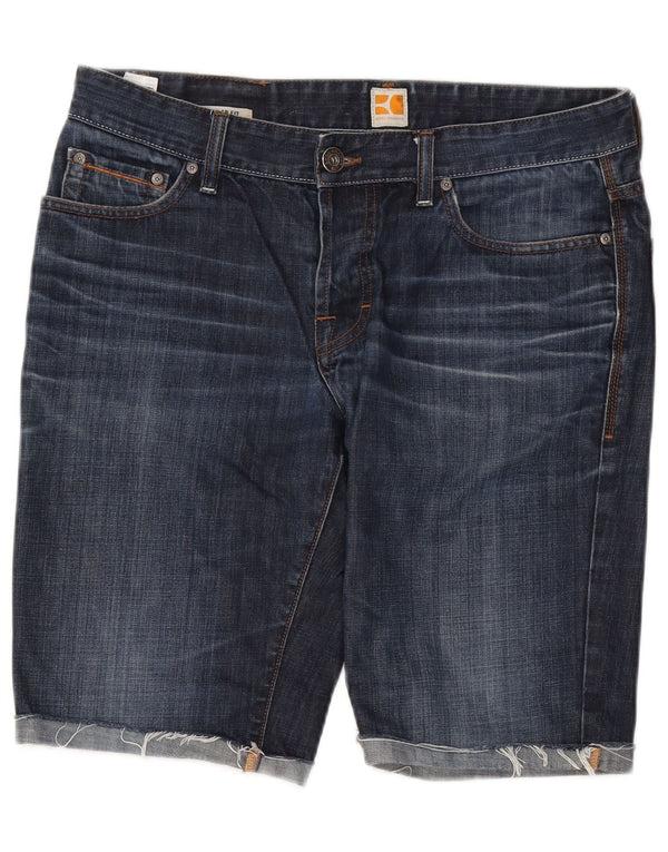 Hugo Boss Herren Jeansshorts W36 Large Blau