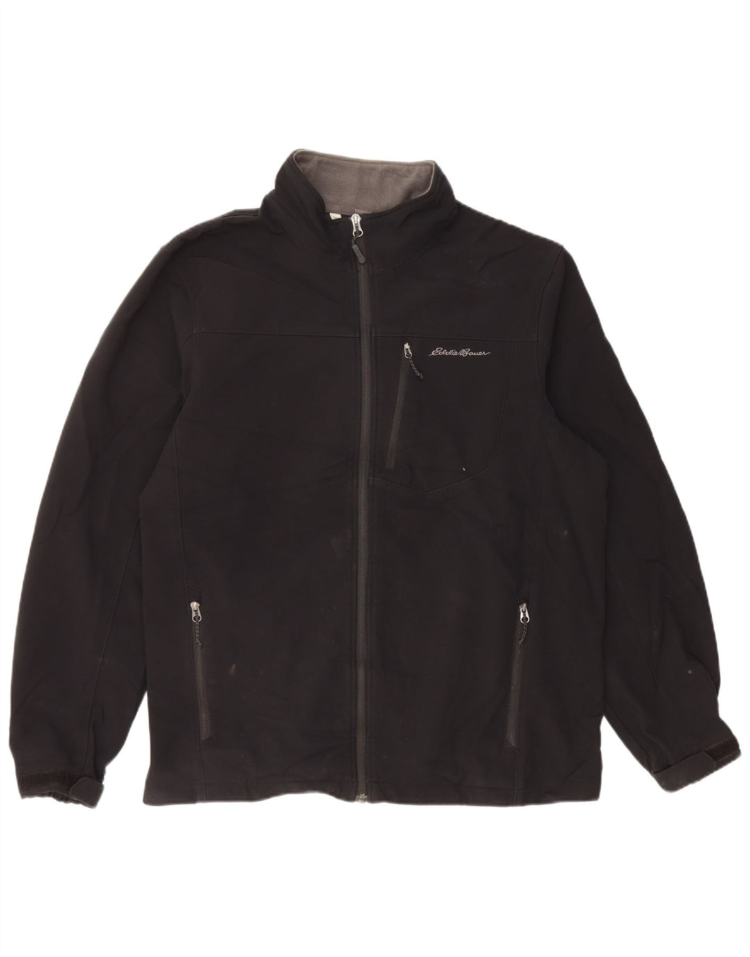 EDDIE BAUER Herren Windjacke UK 42 XL Schwarz Polyester