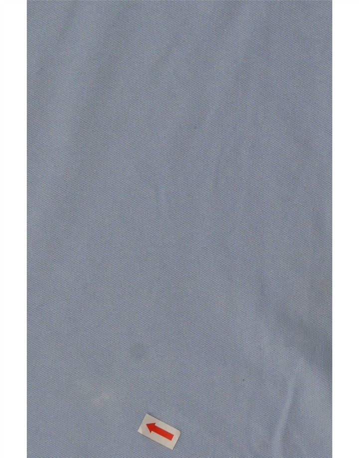 Lyle & Scott Herren-Poloshirt aus mittelblauer Baumwolle