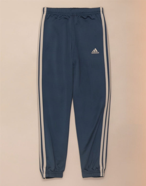Adidas Jungen Trainingshose Jogger 7-8 Jahre Blaues Polyester