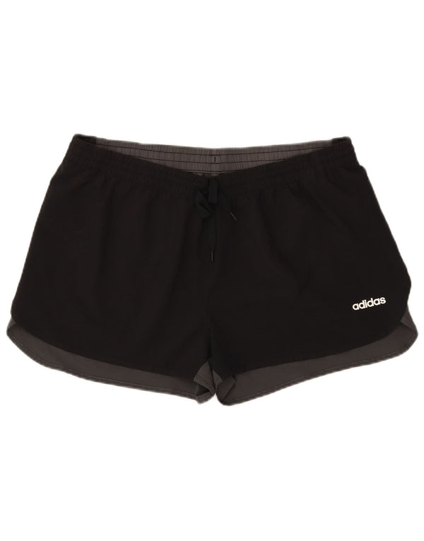 Adidas Damen Climalite Sport Shorts UK 20/22 XL Schwarz Colourblock