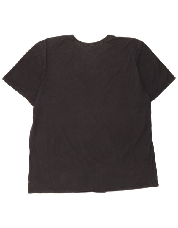 Nike Herren Athletic Cut T-Shirt Top XL Schwarz Baumwolle