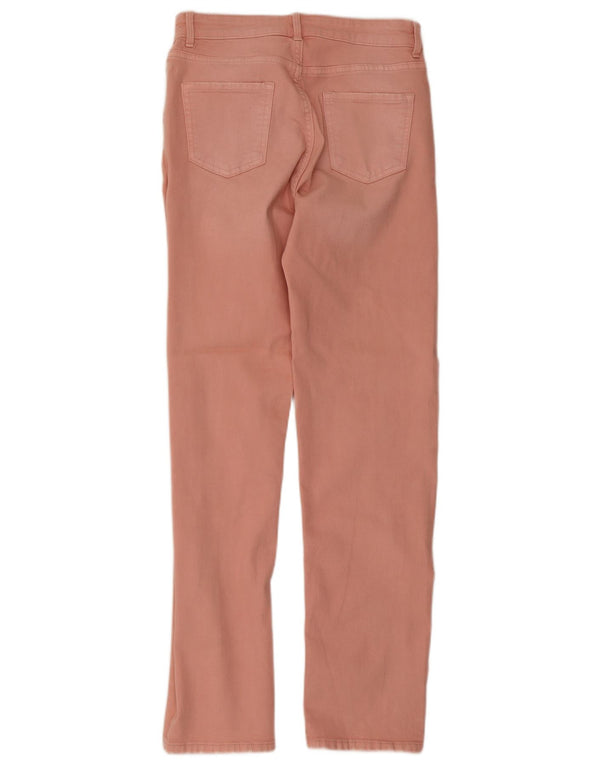 Marks & Spencer Womens Regular Fit Straight Jeans UK 10 Small W28 L31 Pink