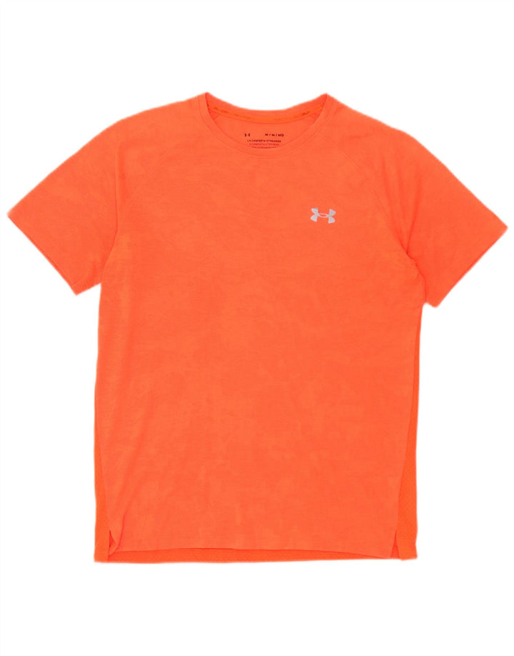 Under Armour Herren Heat Gear T-Shirt Top Mittelorange