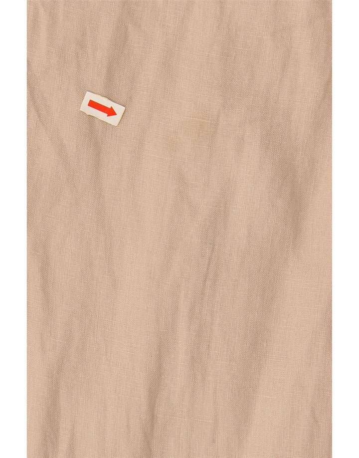 BENETTON Damen Tunikakleid mit 3/4-Ärmeln, UK 14, Mittelbeige