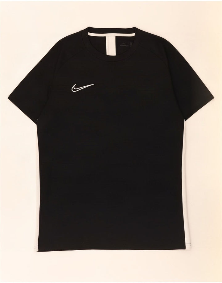 Nike Herren Dri Fit T-Shirt Top Large Schwarz