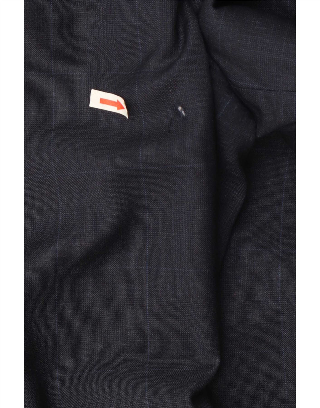 Marks & Spencer Herren-Blazer mit 2 Knöpfen, UK 46, XL, marineblau, kariert, Wolle