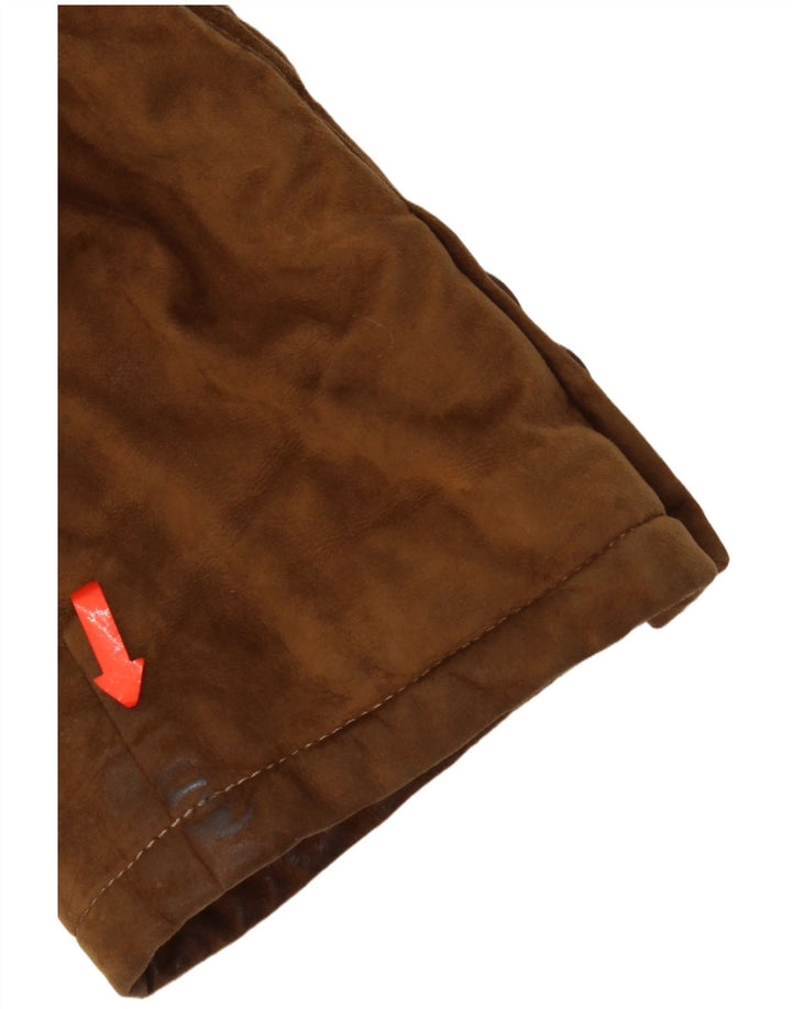 Vintage Herren Wildlederjacke Größe 60 3XL Braunes Leder