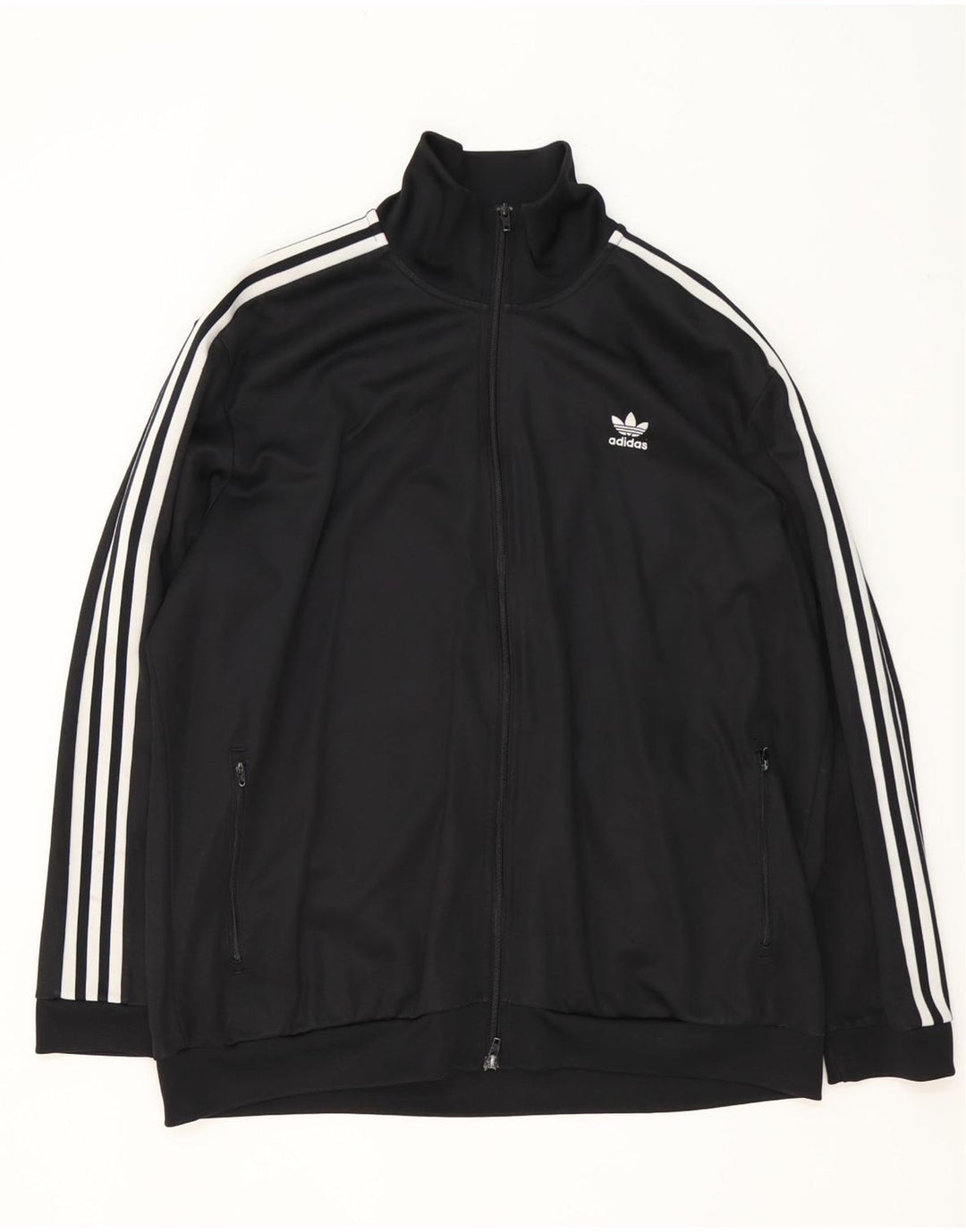 Adidas Herren Trainingsanzug Top Jacke 2XL Schwarz Polyester