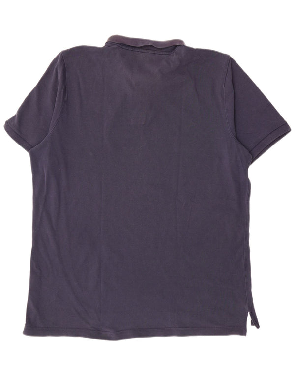 Nike Herren Poloshirt XL Marineblau Baumwolle