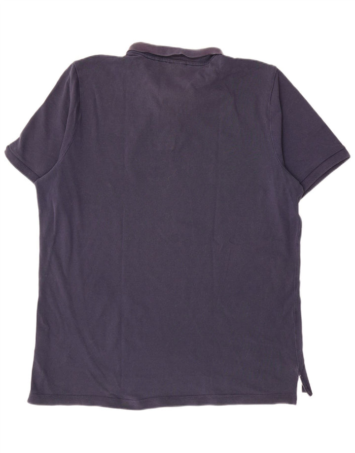 Nike Herren Poloshirt XL Marineblau Baumwolle