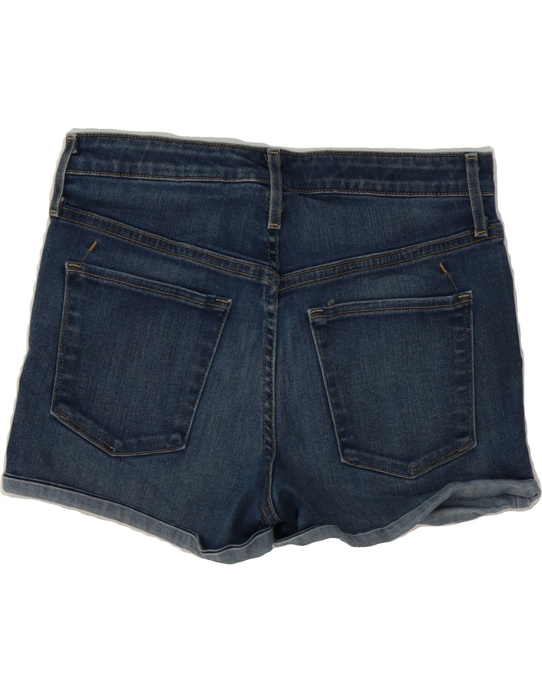 MOSSIMO Womens High Waist Denim Shorts US 8 Medium W29  Navy Blue Cotton Vintage Mossimo and Second-Hand Mossimo from Messina Hembry 