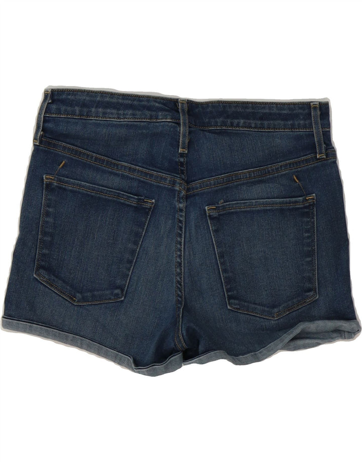 MOSSIMO Womens High Waist Denim Shorts US 8 Medium W29  Navy Blue Cotton Vintage Mossimo and Second-Hand Mossimo from Messina Hembry 