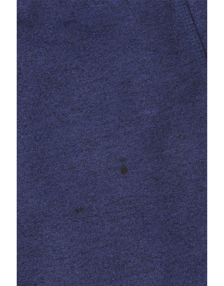 Superdry Herren Grafik-Sportshorts aus mittelblauer Baumwolle